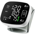 thumbnail image 1 of Tensiómetro digital de muñeca Oklar para uso doméstico, recargable, con brazalete y pantalla LED retroiluminada, transmisión de voz, 240 memorias para 2 usuarios y estuche de transporte., 1 of 5