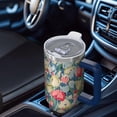 thumbnail image 6 of OBREWU Pioneer Flower Tumbler with Handle and Lid,40oz Pioneer Flower Double Wall Vacuum Insulated Tumbler,Pioneer Flower Cups Gift for Women and Men, 6 of 7