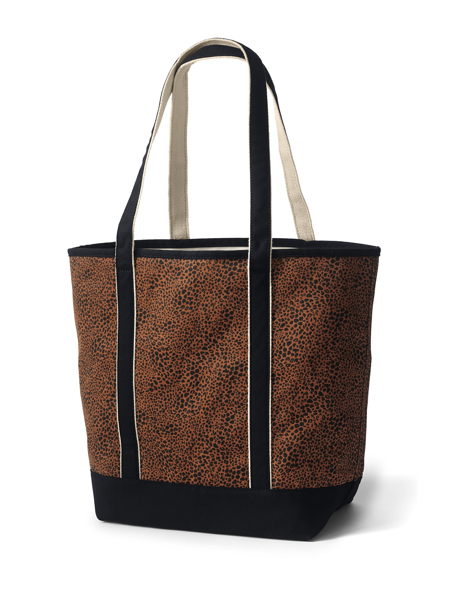 Land’s End Large Natural Open Top Canvas Tote Bag