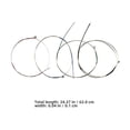 thumbnail image 2 of BESTYASH 1Set Silver Viola String Replacement Set Professional Musical Instrument Accessories Durable Tone, 2 of 8