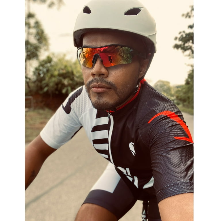LUXIFER Polarized Sports Sunglasses Cycling Sun Glasses for Men
