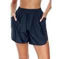 thumbnail image 2 of RELLECIGA Women's 5" Quick Dry Swim Board Shorts UPF 50+ High Waisted Swimsuits with Liner Pockets, 2 of 7