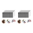 thumbnail image 1 of Wosthever 10Pcs Number Stickers 1-50 Consecutive Waterproof Paper Labels Marking Decals Storage Nail Stationery Self-Adhesive Color 2Conjunto, 1 of 6