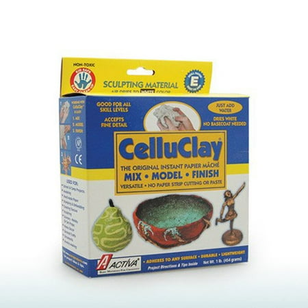 Activa Celluclay Instant Paper Mache - White - 1 lb
