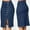 Blue, variant on FAOWME Women's Denim Skirt High Waisted A Line Side Split Comfortable Fashion Slim Fit Skirts For Casual Daily Wear,Blue,L