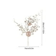 thumbnail image 3 of YIKA Christmas Decoration Christmas Simulation Golden Cutting Berry Ginkgo Flower Arrangement Christmas Decoration Scene Layout, 3 of 6