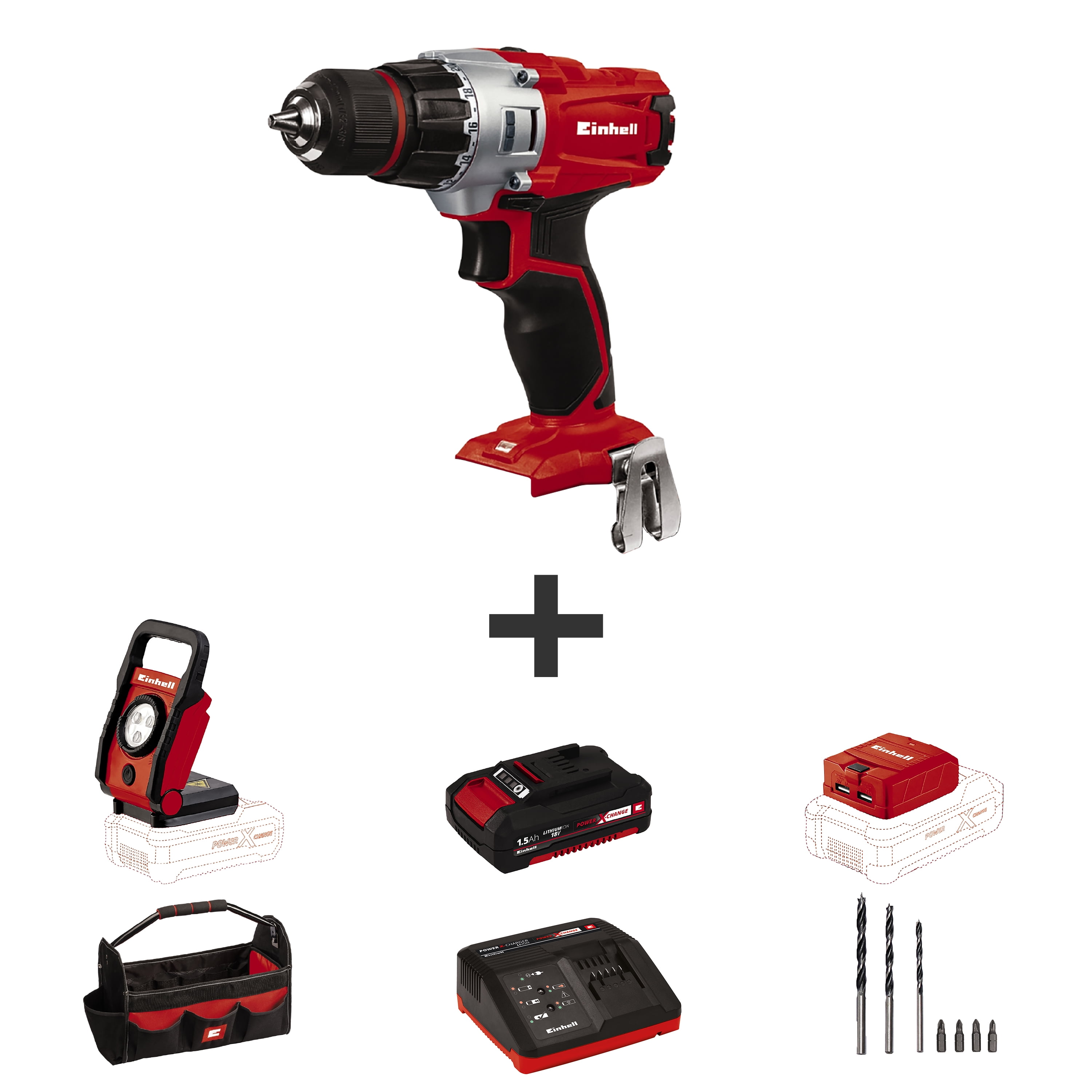 Image of Einhell TE-CD 18/2 Li cordless drill on Walmart