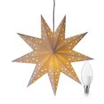 thumbnail image 1 of Estrella de Navidad colgante Star Cable 45cm Luminoso navideño con papel 3D para Navidad en interiores (45cm), 1 of 9