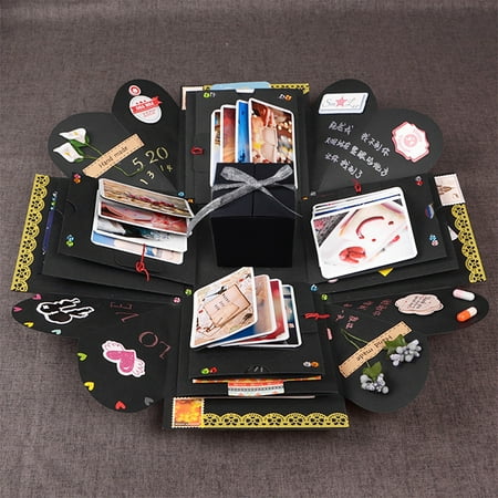 box diy gift album birthday gifts anniversary explosion graduation scrapbooking multi engagement handmade layer memory valentine happy valentines craft