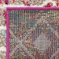 thumbnail image 4 of Unique Loom Tribal Trellis Collection Area Rug - Alaoui (5' 3" Round Multi/Blue), 4 of 10