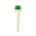thumbnail image 3 of Angara Natural 1.35 Ct. Emerald Classic Ring in 14K Yellow Gold for Women (Ring Size: 3), 3 of 10