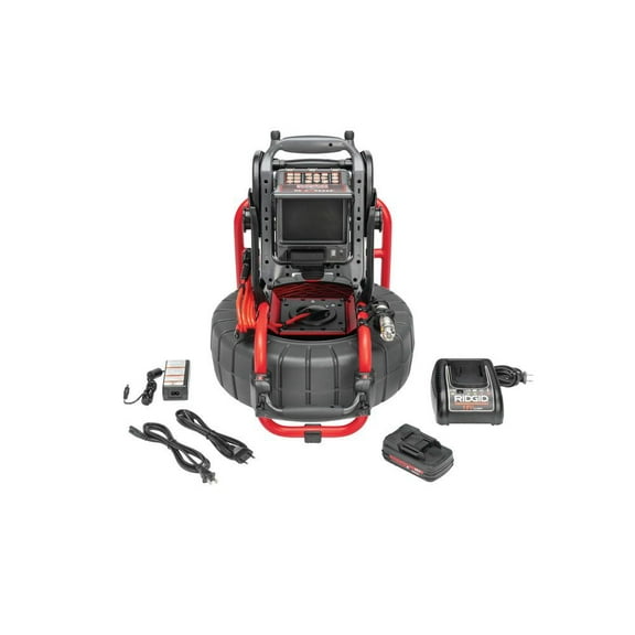 Ridgid Seesnake Compact M40 Camera System With Monitor Battery And Charger