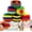 6PCS, variant on Knitted Kickballs Sack Balls, Footbag Set of 3/6/9/12, Hand-made Sacks for Adults and Kids in Assorted Colors and Patterns, Sacks Foot Bag Indoor and Outdoor Toys, Goodie Bag Stuffers