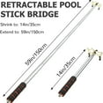 thumbnail image 4 of Retractable Billiards Cue Stick Bridge with Removable Brass Bridge Head, Billiards Pool Cue Accessory,Low Bridge Head, 4 of 8