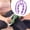 Purple, variant on Runquan Hand Held Muscle Roller for Legs 7 Wheels Manual for Calf Golfer Elbow Waist Pink