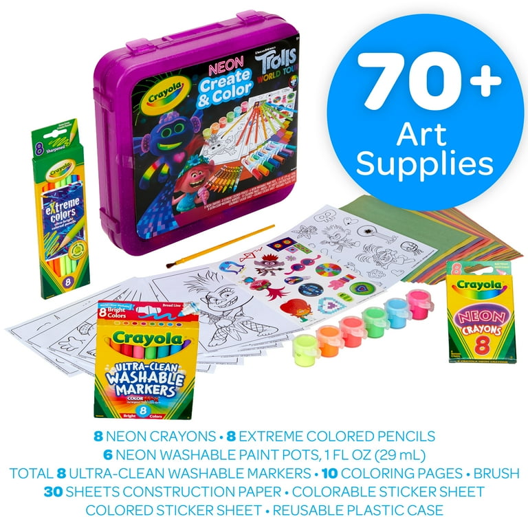 Fast Delivery on each orders Crayola Trolls Inspiration Art Case, Kids
