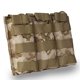 thumbnail image 5 of Camuflaje Sólido Triple Revista Bolsa Nylon Molle Caza al aire libre Senderismo Accesorios de utilidad Bolsa de almacenamiento Sweethay HW4753-05, 5 of 7
