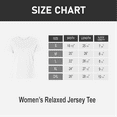 thumbnail image 2 of BELLA + CANVAS Women’s Relaxed Jersey Tee, Short Sleeve Crew Neck Cotton T-Shirt, White, S, 2 of 4