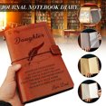 thumbnail image 2 of Engraved Leather Journal Notebook Travel Business Diary Book Gifts, 2 of 7