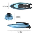 thumbnail image 4 of Mini Barco de Control remoto electrónico de alta velocidad para niños, barco de carreras con luz Led, juguetes de agua para niños, regalos, 2023, 4 of 4