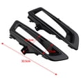 thumbnail image 3 of 1Pcs Gloss Black Car Front Bumper Fog Light Cover Decoration Trim For Land-Rover For Discovery Sport 2015-2018, 3 of 7