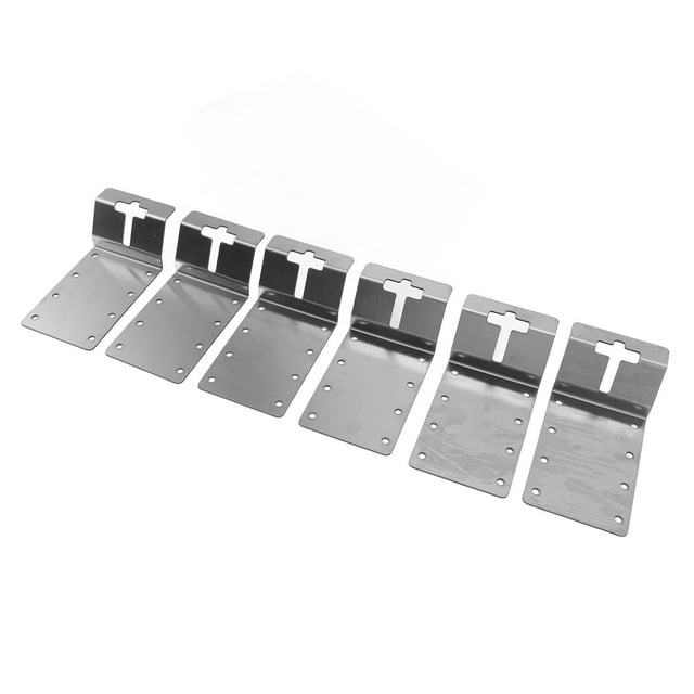 Soporte De Poste En T, Soporte De Esquina De Poste En T Resistente A La Intemperie 6 Piezas Para Casa De Pájaros