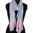 thumbnail image 3 of Women's Kani Print Pale Pink and Purple Scarf Soft Modal Scarf Accessory for Summer and Spring in Beautiful Colors, 3 of 4