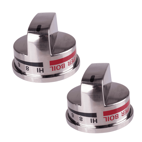 Scaroo EBZ37189609 Metal Stove Knob Compatible With LG Replaces LRG30355ST 2-Pack