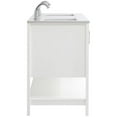 thumbnail image 6 of Elegant Decor Aubrey 60" Double Quartz Top Bathroom Vanity in White, 6 of 15