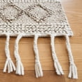 thumbnail image 3 of SAFAVIEH Natura Siofra Geometric Striped Area Rug, Ivory/Brown, 8' x 10', 3 of 8