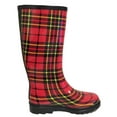 thumbnail image 3 of Women's Rain Boots Waterpoof Rubber Mid Calf Colors Wellie Snow Rainboot, 3 of 4