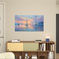 thumbnail image 2 of Song of the Sails- Sailing Boats at Sunset (16"x24" customizable) by Genie's Poems - Print Wall Art Work Home Decor, 2 of 3