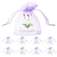 thumbnail image 1 of GOOHOCHY 20 bolsitas de lavanda con cordón, bolsitas de organza vacías, bolsitas de organza para lavanda, hierbas y especias., 1 of 8
