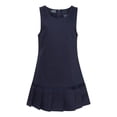 thumbnail image 5 of French Toast Girls Pleated Hem Jumper with Ribbon Navy / 12, 5 of 7