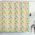 thumbnail image 1 of Ambesonne Animals Shower Curtain, Zoo Lion Hippo, 69"Wx75"L, Multicolor, 1 of 3