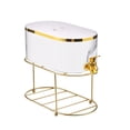 thumbnail image 2 of Hervidor frío con grifo, recipiente para bebidas, cubo 5.3L Dispensador de bebidas heladas transparentes, jarra de agua fría, para la fiesta diaria de Blanco Sunnimix Dispensador de bebidas, 2 of 8