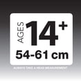 thumbnail image 2 of Casco de bicicleta Bell Ti Fang Rig para adulto, negro, 57-61 cm, 2 of 4
