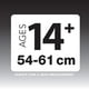 thumbnail image 2 of Casco de bicicleta Bell Ti Fang Rig para adulto, negro, 57-61 cm, 2 of 4