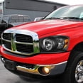 thumbnail image 4 of DNA Motoring For 2006-2009 Dodge Ram 1500 2500 3500 Black Amber Headlight Lamps Pair, 4 of 7
