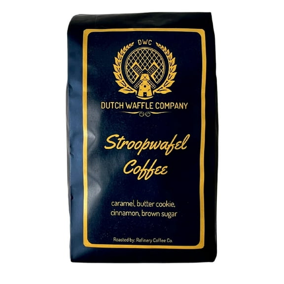 Dutch Waffle Company Stroopwafel Flavored Coffee, 12 oz. Pouch, Ground