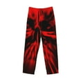 thumbnail image 2 of Fotbe The Red Head Skull Men's Pajama Pants,Sleepwear Pants,Pj Bottoms Drawstring And Pockets-Small, 2 of 7