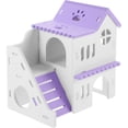 thumbnail image 4 of 1 Set Guinea Pig Hideout House Double-deck Hamster Hut Multi-chambers Small Animals Nest, 4 of 6