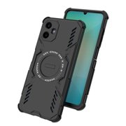 For Samsung Galaxy A06 Magnetic Phone Case,Military-Grade Drop Protection,Compatible with Mag-Safe,Heavy Duty Tough Rugged Shockproof Dropproof Grip Armored Slim Phone Case Cover,Green