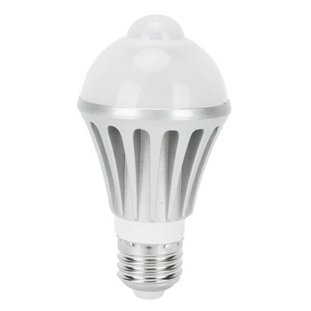 

Fugacal LED Induction Bulb LED Sensor Light Bulb 7W E27 Human Body Sensor Bulb For Corridor 85‑265V Warm White Light Motion Sensor Bulb