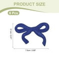 thumbnail image 2 of Uxcell Bow Iron on Patches, Cute Sew on Bows Embroidered Applique Patches Fit for Jeans Jackets Women Clothes Sapphire Blue, 2 of 7