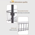 thumbnail image 4 of Over The Door Pantry Organizer, 6-Tier Black Hanging Storage Rack for Kitchen, Bathroom & Laundry Room, 4 of 8