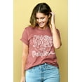 thumbnail image 2 of Whatever Spices Your Pumpkin Women's Fashion Relaxed T-Shirt Tee Heather Rouge 2X-Large, 2 of 3
