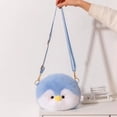 thumbnail image 2 of Jiibva Penguin Crossbody Bag Plush Shoulder Purse Small Handbag with Adjustable Strap Cartoon Animal Shoulder Bag for Women, 2 of 7