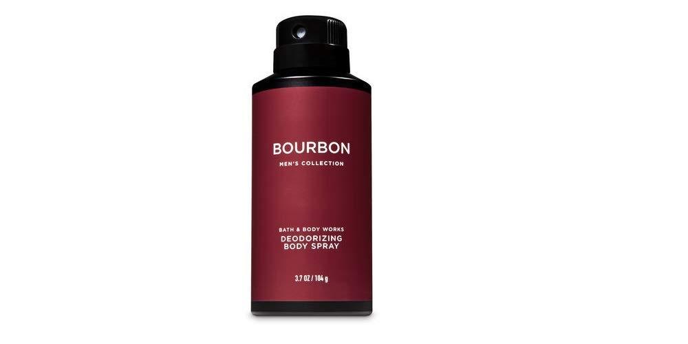 Bath and Body Works Bourbon Men's Deodorizing Body Spray 3.7 Ounce