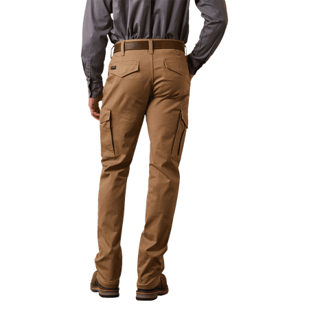 Ariat Rebar M4 Relaxed Made Tough Cargo Field Pants for Men - Field Khaki - 36x34